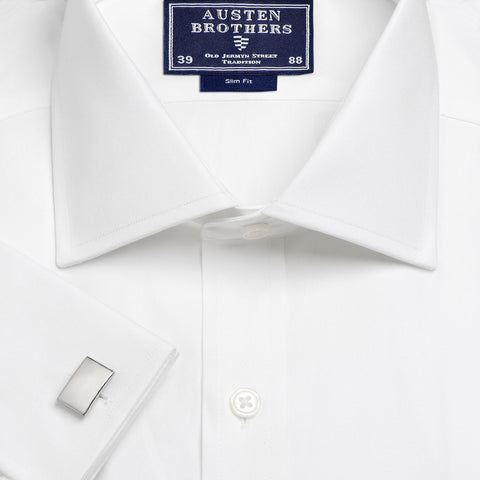 Made 2 Order - White Royal Oxford Pinpoint Shirt