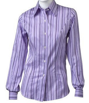 Women's Purple & Lilac Stripe  - SMALL SIZES ONLY!