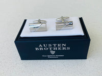 Cufflink - Stainless Steel Panel Contrast Cufflink