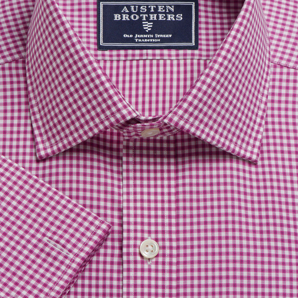 NEW Made 2 Order - Crimson Chelsea Check Twill