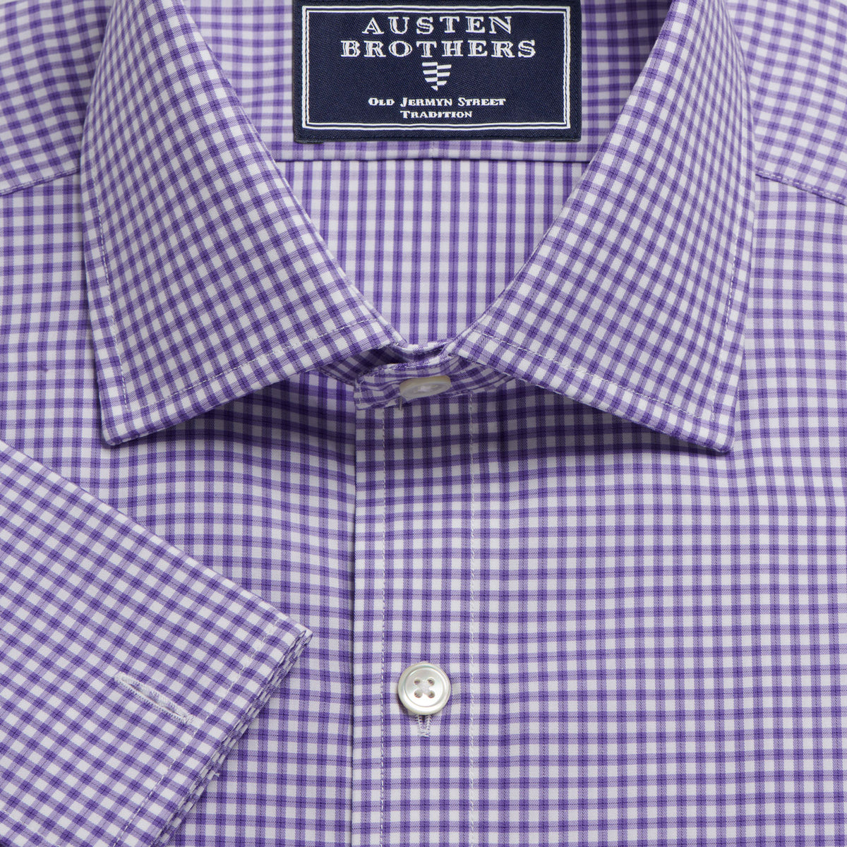 NEW Made 2 Order - Purple Chelsea Check Twill