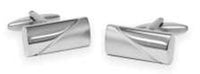 Cufflink - Stainless Steel Panel Contrast Cufflink