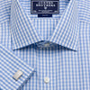 Made 2 Order - Sky Bold Check Poplin