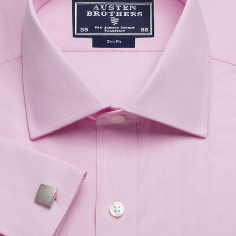 Made 2 Order - A Solid End on End Pink Poplin