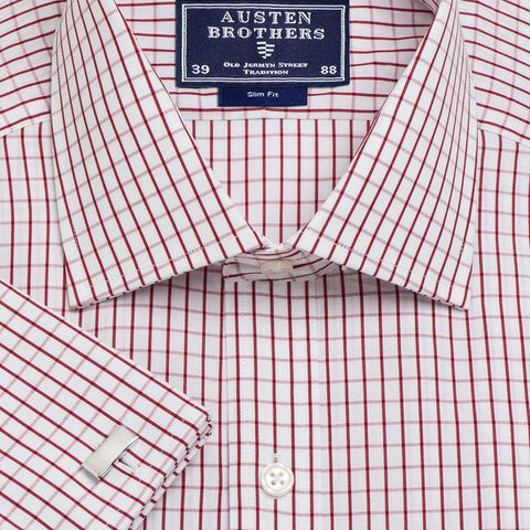 Made 2 Order - Red Piccadilly Check Poplin