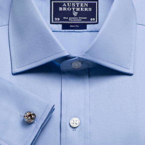 Made 2 Order - Blue Sateen Shirt