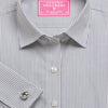 Made 2 Order - Charcoal Edinburgh Stripe Poplin