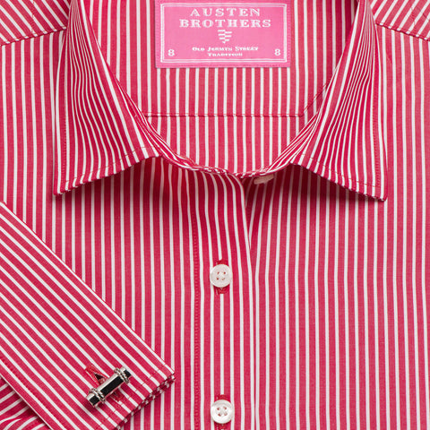 Made 2 Order - Red Mayfair Stripe Poplin