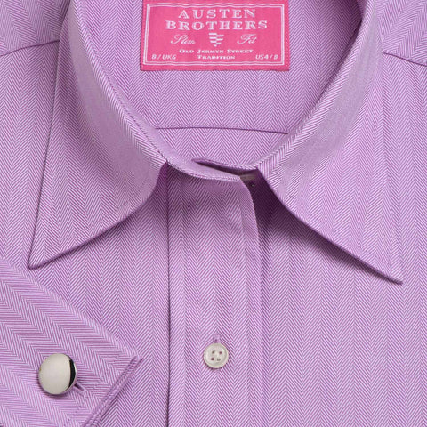 Made 2 Order - Lilac Royal Herringbone