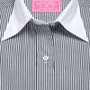 Made 2 Order - Black Eagle Stripe Poplin