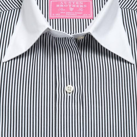 Made 2 Order - Black Eagle Stripe Poplin